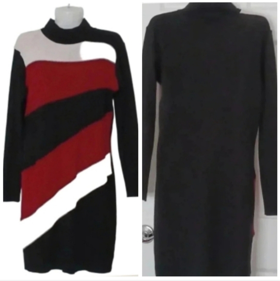 🍭🏍Color block dress - Picture 1 of 9